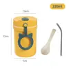Taza de Desayuno para Estudiantes Taza Portátil de Gachas para Oficinistas con Cuchara Taza de Té Taza con Popote Antiderrames de Acero Inoxidable 304 Taza Práctica