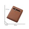 Cartera Vertical para Hombre Corta con Cremallera Cartera para Hombre Diseño de Nicho Cartera Pequeña de Cuero para Hombre Puede Caber Licencia de Conducir