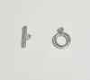Cierre Simple TO Cierre Redondo Liso Cierre de Extremo de Cola Broche para Collar de Perlas Pulsera Set de Broches Accesorios para Joyería Hecha a Mano DIY