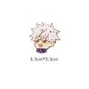 Anime Jujutsu Kaisen Periférico Broche Gojo Satoru Medalla Accesorios Mochila Estudiante Masculino Lindo Broche Insignia de Metal