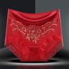 Nueva Ropa Interior Bordada Popular Calzones de Mujer de Cintura Alta Sin Costuras Encaje Algodón Entrepierna Satén Sexy Calzones de Mujer