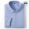 Nueva Camisa de Algodón Puro para Hombre Primavera 2024, Manga Larga, Cuello de Solapa, Estilo Casual Simple para Hombre