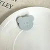 Pinza para el pelo de oso y flor de acetato repujado estilo coreano, pinza lateral de pico de pato de color sólido dulce, pinza para flequillo con patrón de carey