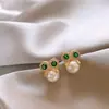 Pendientes de Perla y Circonita de Búho para Mujer 2025 Nuevo Diseño con Sentido Nicho Hermosos Pendientes Elegantes Únicos