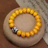 Pulsera Hueso de Yak Amarillo de Pollo de Xizang Botella Tesoro Accesorios Tianzhu para Hombres y Mujeres Pulsera Estilo Étnico de Xizang Suministro en Vivo