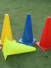 Cubo de señales de 32 cm para entrenamiento de fútbol, cono de helado, señal de carretera de obstáculos, cubo de equipo de entrenamiento