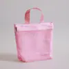 Bolsa de Higiene Pessoal com Rede e Vazados, Bolsa de Armazenamento Portátil, Drenagem de Água, Bolsa de Maquiagem de Viagem de Grande Capacidade com Separação de Seco e Molhado