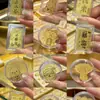 Pegatinas para Teléfono de Lámina de Oro Puro 999 con Diseños y Texto Personalizados, Souvenirs que Traen Riqueza, Regalos de Empresa, Venta al por Mayor