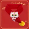 Bufanda linda de Año Nuevo para Gatos y Perros, Accesorio Navideño de Reno para Mascotas, Calentador de Cuello Festivo Rojo para Perros Pequeños