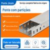 Fabricantes de Ponte Separada spray plástico à prova de fogo canaleta de baixa corrente separada canaleta galvanizada divisão de cabos Ponte