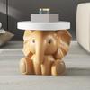 Banqueta para Cambiar Zapatos de Elefante, Taburete Zapatero para Entrada, Regalo de Inauguración, Adorno de Pie, Decoración del Hogar con Almacenamiento, Entrada de Sala de Estar