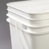 Material de PP de Grado Alimenticio Cubo Cuadrado de Plástico Moldeado por Inyección de 10L para Productos Agrícolas, Salsas, Alimentos y Embalaje Químico con Tapa, Personalizable