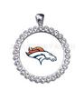 Esportes NFL Transfronteiriços EUA 32 Times Futebol Denver Bronco Time Pingente de Colar Venda por Atacado