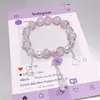 Pulsera de Flor de Lirio del Valle Súper Popular para Mujer Ins Trendy Mejor Amiga Estilo Antiguo Pulsera Dulce Estudiante Simple Versátil Joyería para Mano