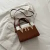 Bolso Pequeño de Bloques de Color Otoño para Mujer 2026 Nuevo de Moda Versátil para el Trabajo Bolso de Hombro Lujo Ligero Elegante Cruzado