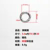 Anillo de Resorte de Aleación de Zinc Ecológico Estándar Europeo, Llavero Colgante de Moda, Accesorios, Varios Estilos, Selección Integral, Versátil