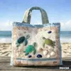 Bolso de Mano con Patrón de Tortuga Nuevo Producto Transfronterizo 3D Temu Amazon Moda de Moda para Mujer Estampado Digital Bolso de Hombro