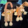 Papelera para Coche 2025 Nuevo de Gama Alta Bolsa de Basura para Coche Linda de Dibujos Animados Tipo Colgante Práctica para Mujeres