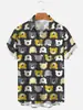 Camisa casual de manga corta holgada cómoda a rayas y cuadros 2024 nueva moda camisa polo para hombre al por mayor