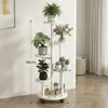 Estante de Flores para Balcón Transfronterizo, Estante de Almacenamiento de Pie, Estante de Flores Modular de Lujo Ligero para Interiores, Estante de Macetas de Múltiples Niveles para Plantas Trepadoras y Plantas Verdes