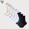Calcetines de Baloncesto con Gradiente de Letras para Hombre de Caña Alta Tubo Largo Americano Profesionales Prácticos Calcetines de Élite Suela de Toalla Engrosada Antideslizante Transfronterizo