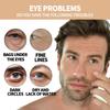 East Moon Crema Roller Hidratante para Ojos de Hombre Cuida Suavemente la Piel de los Ojos de los Hombres, Crema para Ojos Hidratante e Hidratante