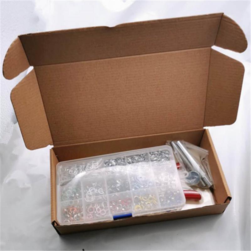 300套彩色气眼五爪扣套装6