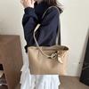 Bolsa Grande de Primavera para Mulheres 2026 Novo Estilo Coreano Tendência Simples Grande Capacidade Couro Macio Bolsa Tote Casual Versátil Bolsa de Ombro