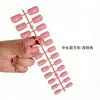 Tiras para Uñas Estilo Chino [24 Piezas] Puntas para Uñas de Color Sólido Pegatinas de Uñas Postizas Desgastables Más Vendidas Disponibles en Múltiples Colores Venta al por Mayor