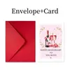 1 Peça/Conjunto de Novos Cartões de Agradecimento com Envelopes, Cartões com Mensagem de Bênção de Agradecimento Comemorativos de Feriado, Cartões Dobráveis