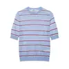 Para Comercio Exterior Transfronterizo Europeo y Americano Ropa de Mujer Aliexpress Más Vendido Moda de Verano Versátil Top de Punto Rayado