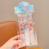 Pinza para el flequillo de la frente con lindo patrón floral pequeño, pinza para flequillo francés, diadema para lavarse la cara, pinza para el pelo de mujer para la parte trasera de la cabeza
