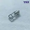 Cremallera Ykk No. Cremallera de 3 Dientes Metálicos con Deslizador de Bloqueo Automático para Bolsas, Bolsillos y Ropa, con Deslizador Antideslizante
