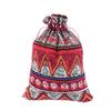 Cordão de algodão e linho pacote de pano de bolso saqueta de algodão herbal impresso saco de embalagem de brinquedo infantil ponto atacado