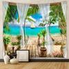 Tapiz de fondo de comercio exterior con explosiones transfronterizas de Amazon, tela colgante con viento, decoración de habitación, tapiz de paisaje
