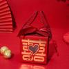 Caixa de Doces para Casamento, Caixa de Lembrancinha de Casamento de Luxo, Sacola de Doces, Caixa Vazia Criativa Estilo Chinês para Noivado, Caixa de Presente