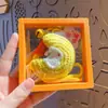 Llavero Colgante de Conejo de Luna Tejido a Crochet con Hilo para el Festival de Medio Otoño, para Mochilas de Niñas y Bolsos de Pareja, Regalo Decorativo
