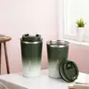 Taza de Café de Acero Inoxidable 304 Transfronteriza, Taza Termo de Alta Apariencia con Pantalla de Temperatura de Color Gradiente, Taza de Vacío Portátil para Exteriores