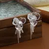 Pendientes de Cristal de Flor Transparente Súper Hada Frescos Pinza para Oreja de Disco de Bobina de Mosquito Pendientes de Diseño de Nicho Pinza para Oreja para Mujer