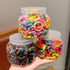 Cuerda para el Cabello de Niña Goma Elástica de Colores Que No Maltrata el Cabello, Cuerda Elástica Alta para Recoger el Cabello de Bebé Niña, Accesorios para el Cabello de Niña Pequeña