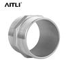 Conexões para Tubos de Ferramentas Atacado Aço Inoxidável 304 Conector Hexagonal Rosca Macho-Fêmea Conector Direto Duplo Macho com Rosca Externa 316