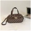 Bolso de Mano Ins Fresco Estilo Coreano con Puntos y Estrellas de Gran Capacidad, Bolso Almohada de Nicho de Moda, Bolso de Hombro Cruzado Individual