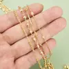 Corrente de Contas Florais Simples Nova Mais Vendida Transfronteiriça Tipo Corrente Semi-Acabada para DIY Colar Pulseira