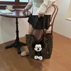 Otoño e Invierno Bolsa de Felpa de Gamuza de Gran Capacidad para Mujer 2026 Nuevo Popular Bolso de Hombro con Estampado de Leopardo Bolso Tote Casual para el Trabajo
