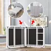 Cama plegable, cama individual, extra gruesa, diseño simple, adecuada para uso doméstico, siestas en la oficina, descanso en dormitorios, cama pequeña para apartamentos de alquiler, cama de hierro para adultos