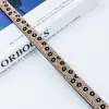 Cuerda de Tira de Vidrio Tubo Redondo de Pedrería Transfronteriza Accesorios para Joyería Accesorios para Ropa Línea de Corbata de Moño Tubo de Pedrería Venta al por Mayor