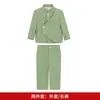 Conjunto Formal de Traje Nuevo Estilo Chino para Niños Otoño e Invierno, Traje Infantil, Atuendo para Fiesta de Primer Cumpleaños de Bebé, Traje de Padrino de Boda, Actuación
