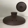 Colección de Tapas Negra y Marrón, Tapa Universal para Olla de Cerámica Negra de Arena Morada, Accesorios de Tapa para Cazuela Olla Eléctrica de Cocción Lenta Resistente a Altas Temperaturas