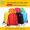 Fabricantes de saco esportivo de moldura de poliéster fornecem armazenamento de cor sólida mochila de viagem saco de cordão pode ser impresso LOGOTIPO