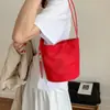 2026 Nuevo Estilo Japonés y Coreano Ins Bolso de Hombro y Axila de Gamuza Suave para Mujer, Bolso Cubo de Moda Casual Simple Versátil